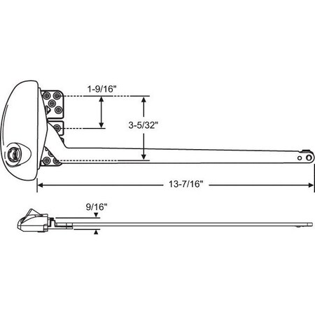 Strybuc PRO OP LH 13.5 SINGLE ARM OP 36-514AD